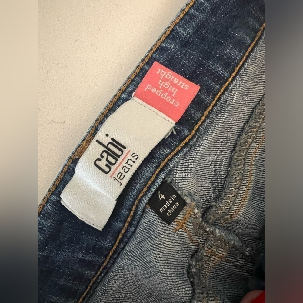 CABI CROPPED HIGH STRAIGHT Size 4 - Picture 4 of 6
